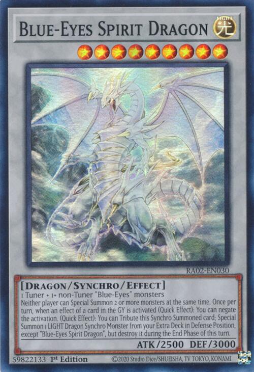 Blue-Eyes Spirit Dragon [RA02-EN030] Super Rare | Yugioh Single