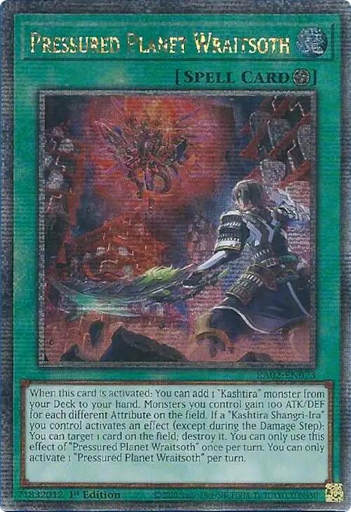 Pressured Planet Wraitsoth (Quarter Century Secret Rare) [RA02-EN073]  Quarter Century Secret Rare | Yugioh Single