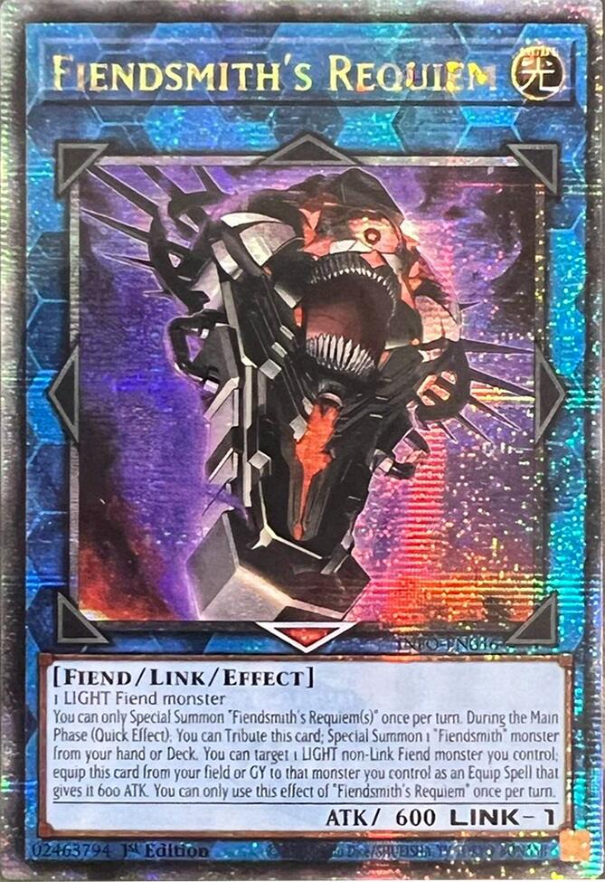 fiendsmith cards yugioh MP25-EN232 - in Paradise - Ultra Rare You can target 1 Fiendsmith Equip Card you control and 1 monster on the field Fiendsmith in Paradise - 2025