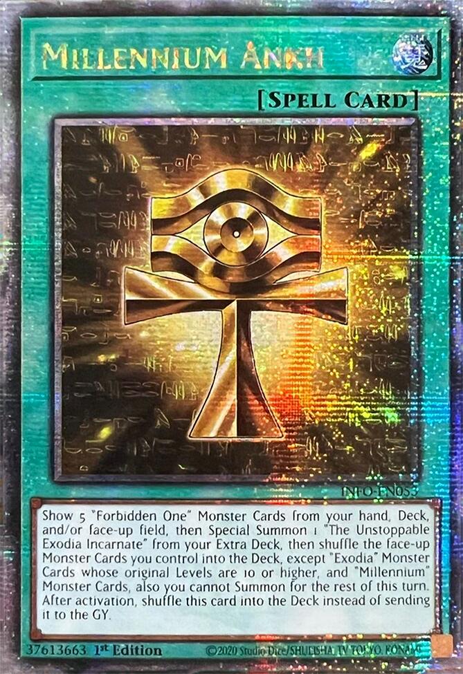 Millennium Ankh (Quarter Century Secret Rare) [INFO-EN053] Quarter Century  Secret Rare | Yugioh Single