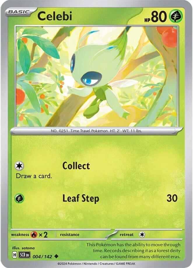 Celebi (004/142) [Scarlet & Violet: Stellar Crown] | Pokemon