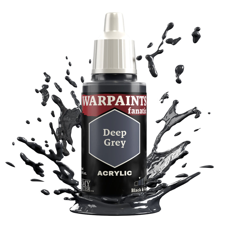 Army Painter: Warpaints: Fanatic Acrylic Deep Grey