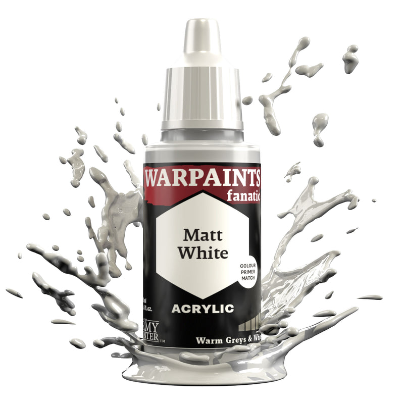 Army Painter: Warpaints: Fanatic Acrylic Matt White