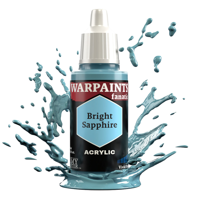 Army Painter: Warpaints: Fanatic Acrylic Bright Sapphire