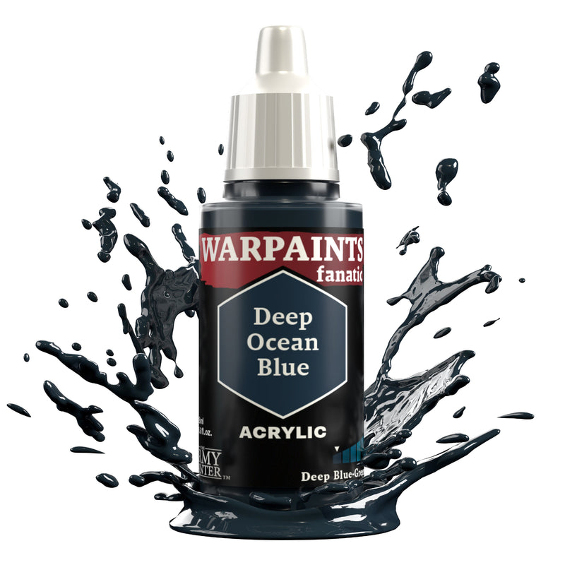 Army Painter: Warpaints: Fanatic Acrylic Deep Ocean Blue