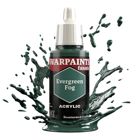 Army Painter: Warpaints: Fanatic Acrylic Evergreen Fog