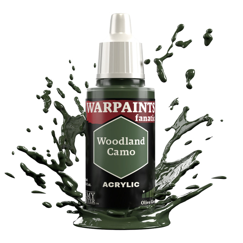 Army Painter: Warpaints: Fanatic Acrylic Woodland Camo