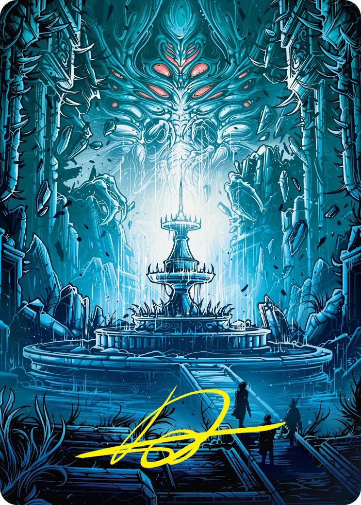 Island Art Card (Gold-Stamped Signature) [Duskmourn: House of Horror Art  Series] | MTG Single