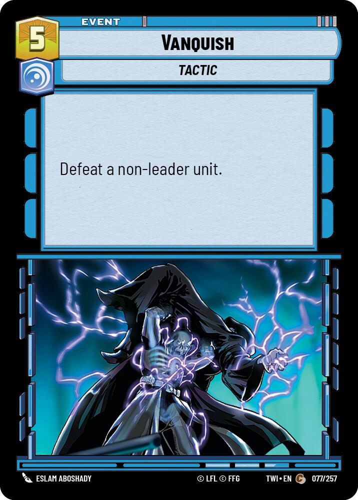 yugioh spirit charmers structure deck card list Vanquish (077/257) (077/257) [Twilight of the Republic] | Star Wars:  Unlimited Single