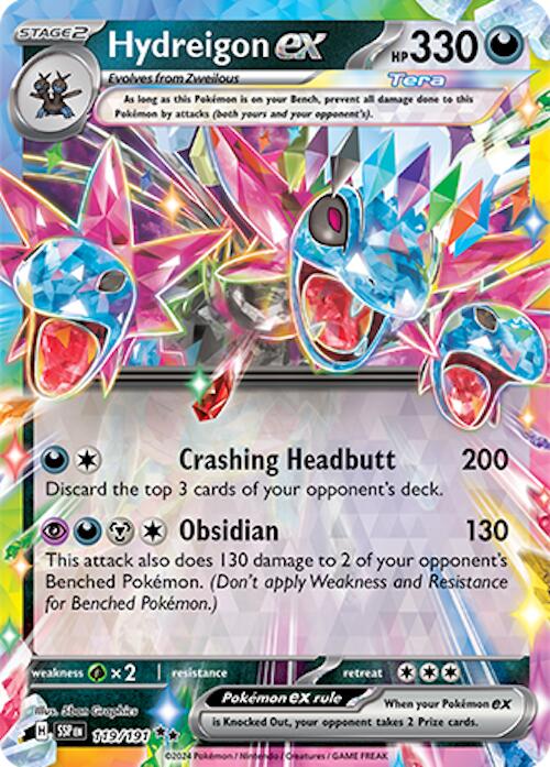 Hydreigon ex (119/191) [Scarlet & Violet: Surging Sparks]