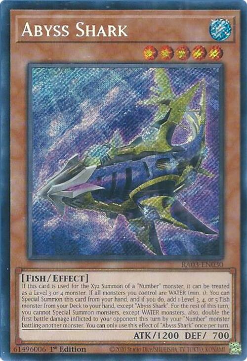 Abyss Shark (Secret Rare) [RA03-EN030] Secret Rare | Yugioh Single