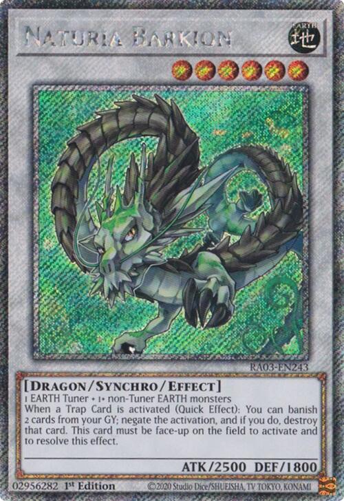 Naturia Barkion (Platinum Secret Rare) [RA03-EN243] Platinum Secret Rare |  Yugioh Single