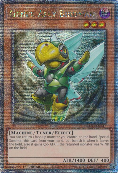 Genex Ally Birdman (Quarter Century Secret Rare) [RA03-EN247] Quarter  Century Secret Rare | Yugioh Single | Obsidian Games