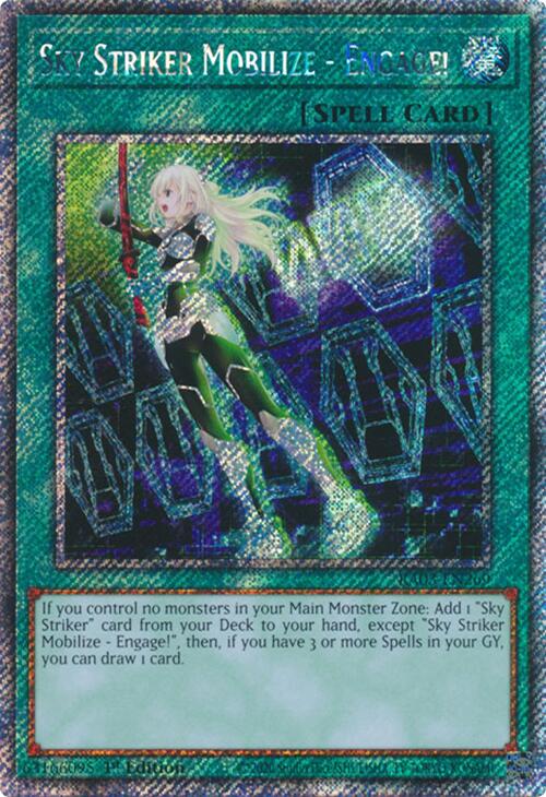 Sky Striker Mobilize - Engage! (Platinum Secret Rare) [RA03-EN269] Platinum  Secret Rare | Yugioh Single
