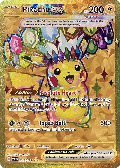 Pikachu ex (247/191) [Scarlet & Violet: Surging Sparks