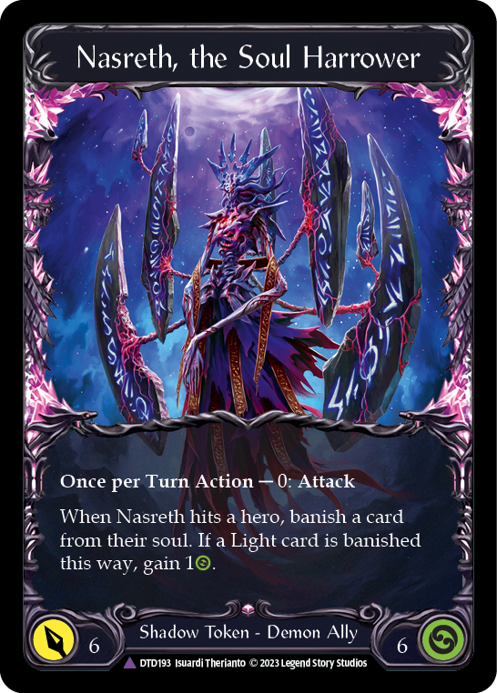 Nasreth, the Soul Harrower (Marvel) [DTD193-CF] (Dusk Till Dawn) Cold Foil  | Flesh And Blood Single