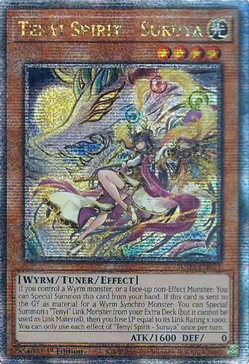 Tenyi Spirit - Suruya (Quarter Century Secret Rare) [SUDA-EN021] Quarter  Century Secret Rare | Yugioh Single