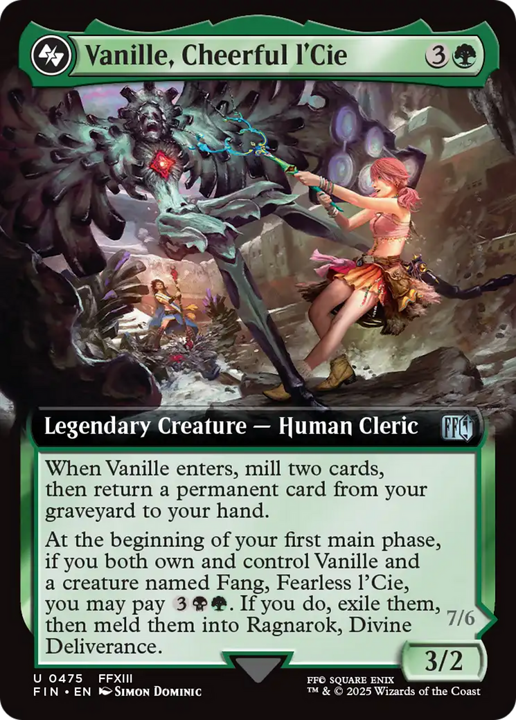 final fantasy mtg ragnarok PAX East 2025 Reveals New Magic: the Gathering Cards & Artwork If you do Fang, Fearless l'Cie // Ragnarok,