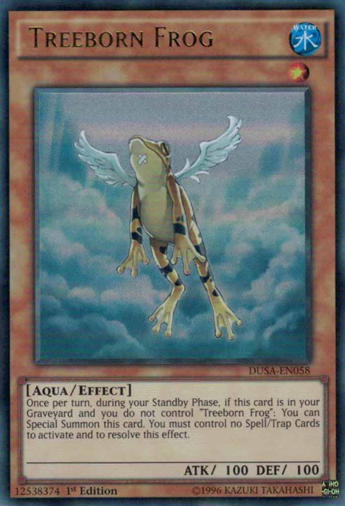 toad cards yugioh Treeborn Frog [DUSA-EN058] Ultra Rare | Yugioh Single