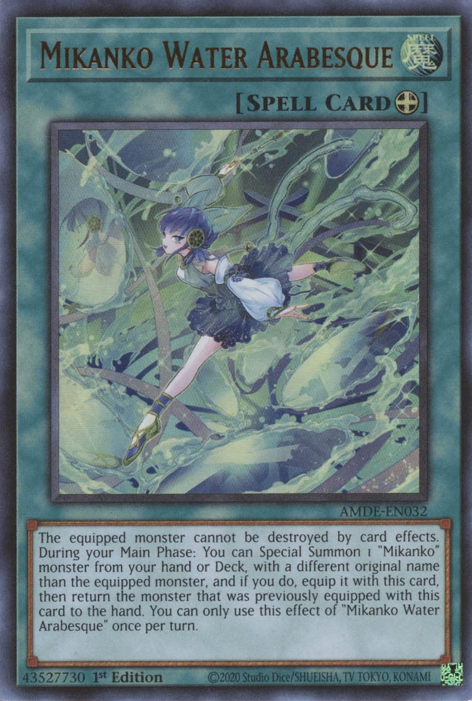 Mikanko Water Arabesque [AMDE-EN032] Ultra Rare | Yugioh Single
