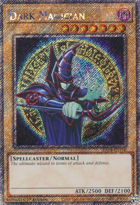 Dark Magician (9th Art) [RA04-EN106] Platinum Secret Rare | Yugioh Single
