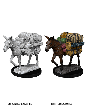Pack Mule D&D Unpainted Minis WV7