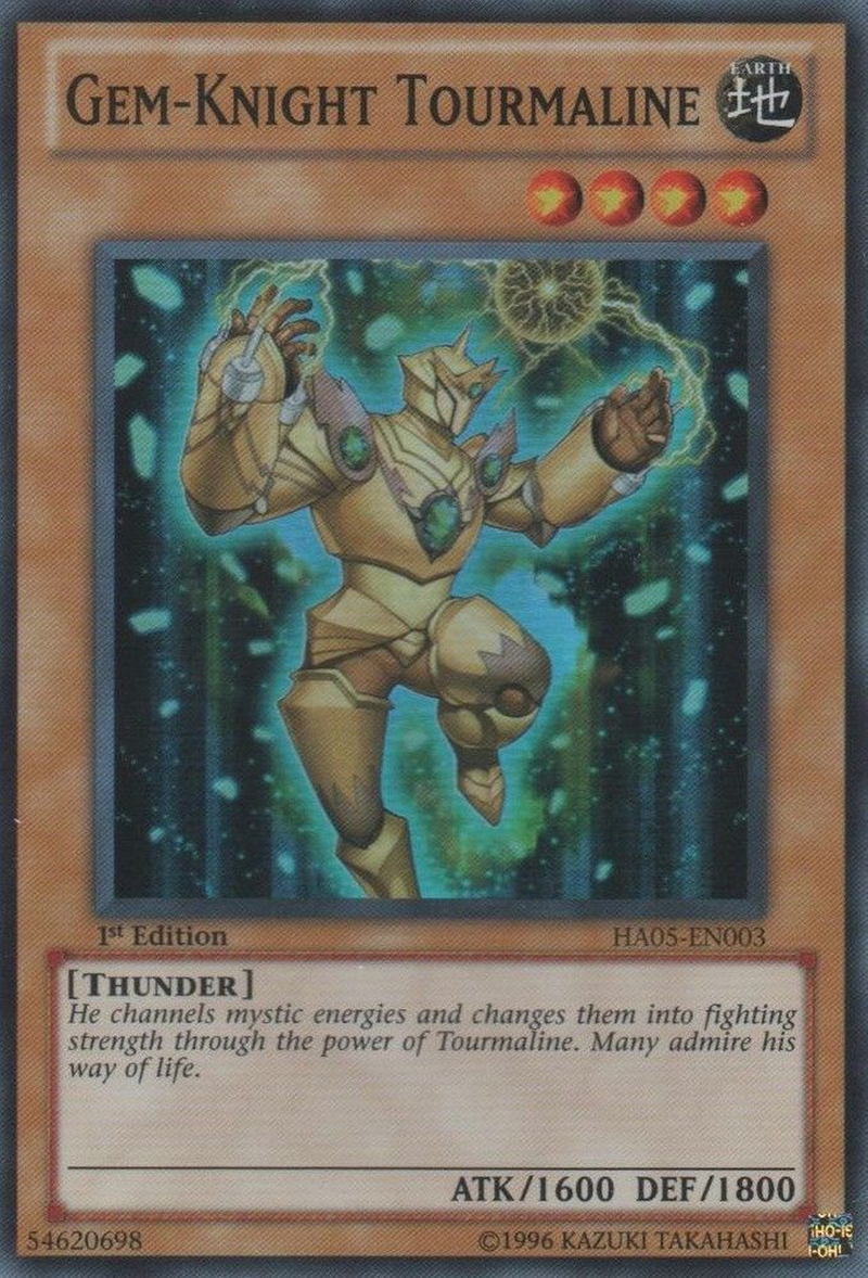 Gem-Knight Tourmaline [HA05-EN003] Super Rare | Yugioh Single