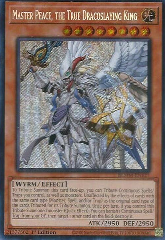 Master Peace, the True Dracoslaying King [BLMM-EN127] Secret Rare