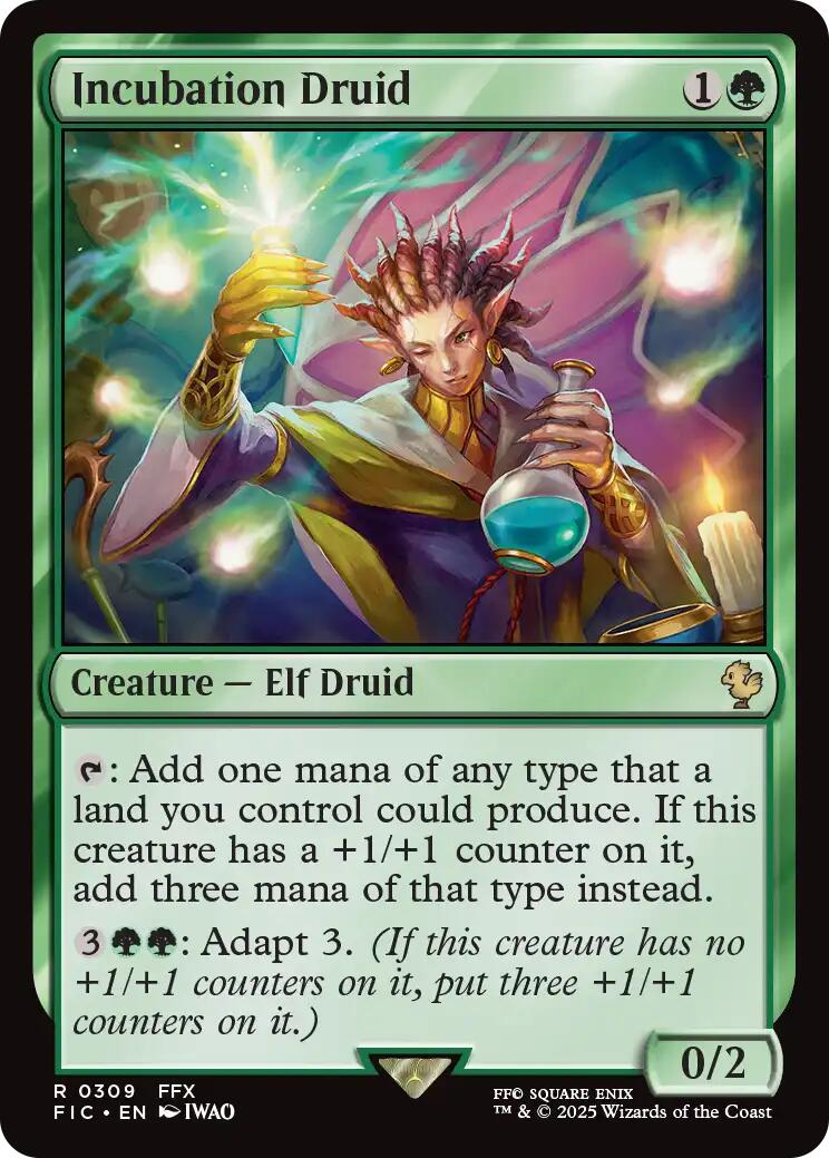 Incubation Druid (Surge Foil) [FINAL FANTASY Commander]