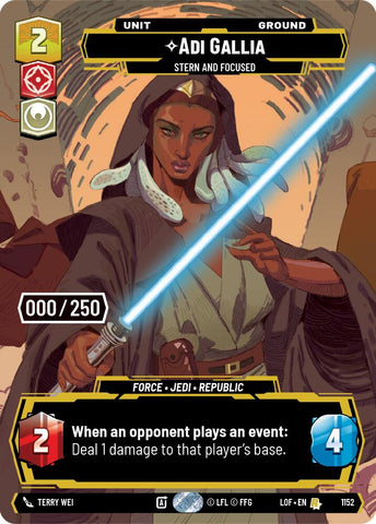 Adi Gallia - Stern and Focused (1152) (Serialized) (1152) [Legends of the Force]