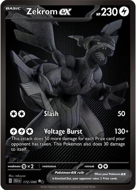 Zekrom ex (172/086) [Scarlet & Violet: Black Bolt] | Pokemon