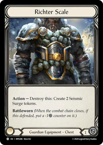 Richter Scale [MPG006] (Mastery Pack Guardian)