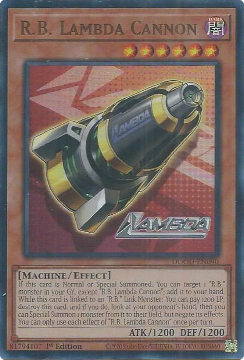 R.B. Lambda Cannon [DOOD-EN090] Ultra Rare