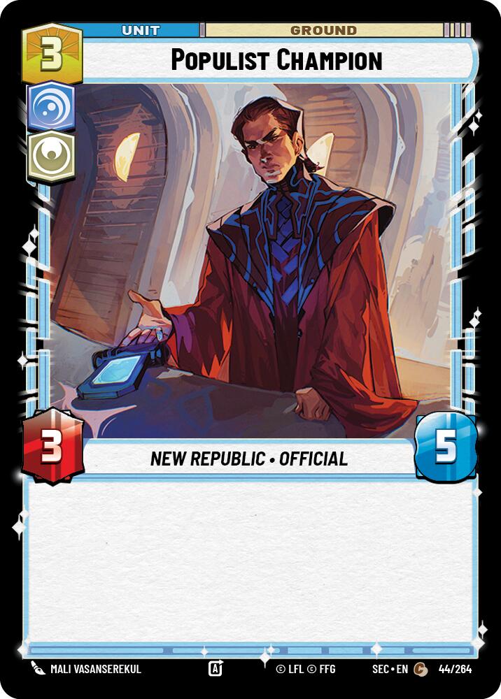 Populist Champion (44/264) (44/264) [Secrets of Power]