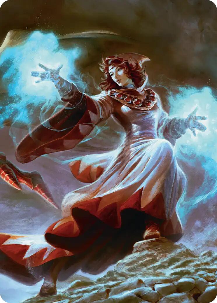 gamenerdz mtg final fantasy The Destined White Mage Scene Art Card [FINAL FANTASY Art Series] | MTG  Single
