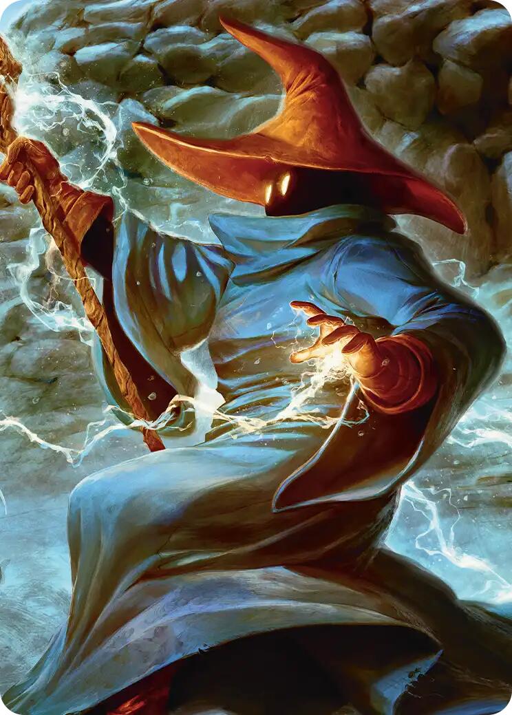 The Destined Black Mage Scene Art Card [FINAL FANTASY Art Series] | MTG  Single
