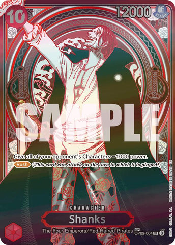 Shanks (OP09-004) (SP) (Silver) [Carrying On His Will]
