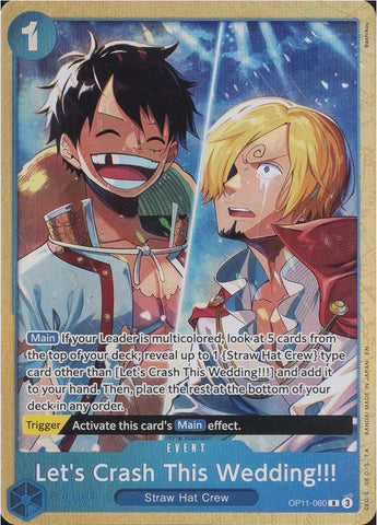 Let's Crash This Wedding!!! [One Piece Promotion Cards]