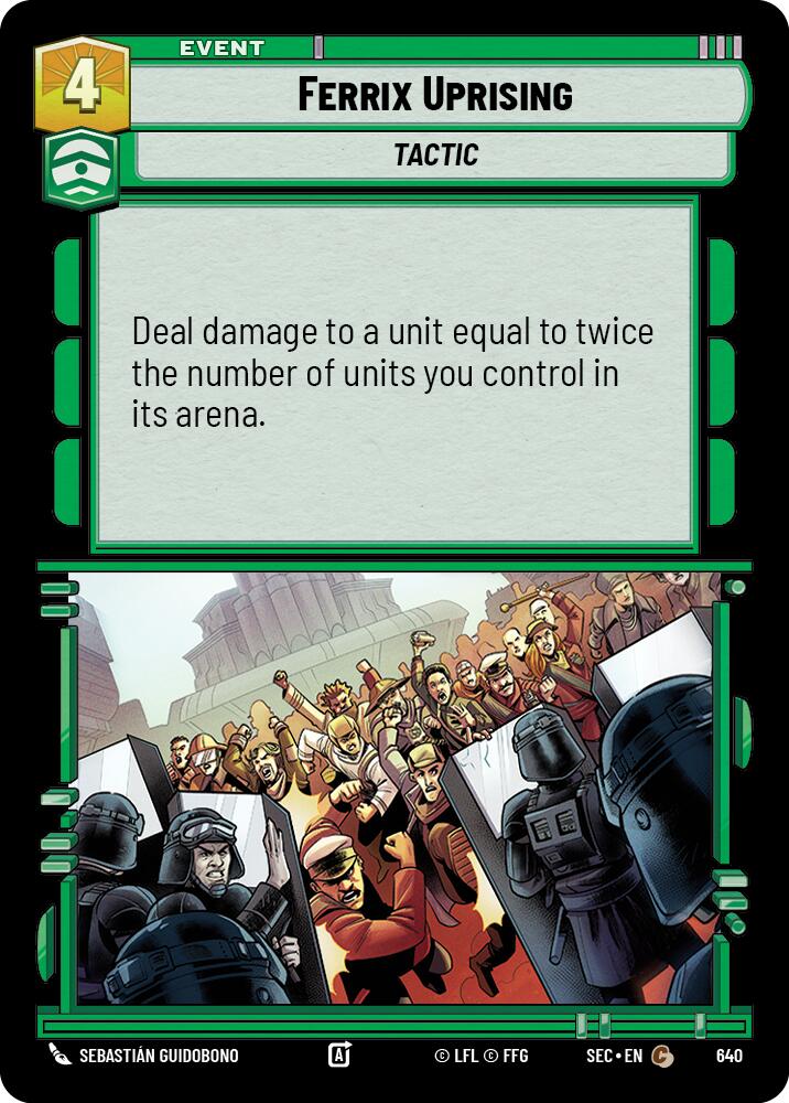 Ferrix Uprising (640) (Foil) (640) [Secrets of Power]