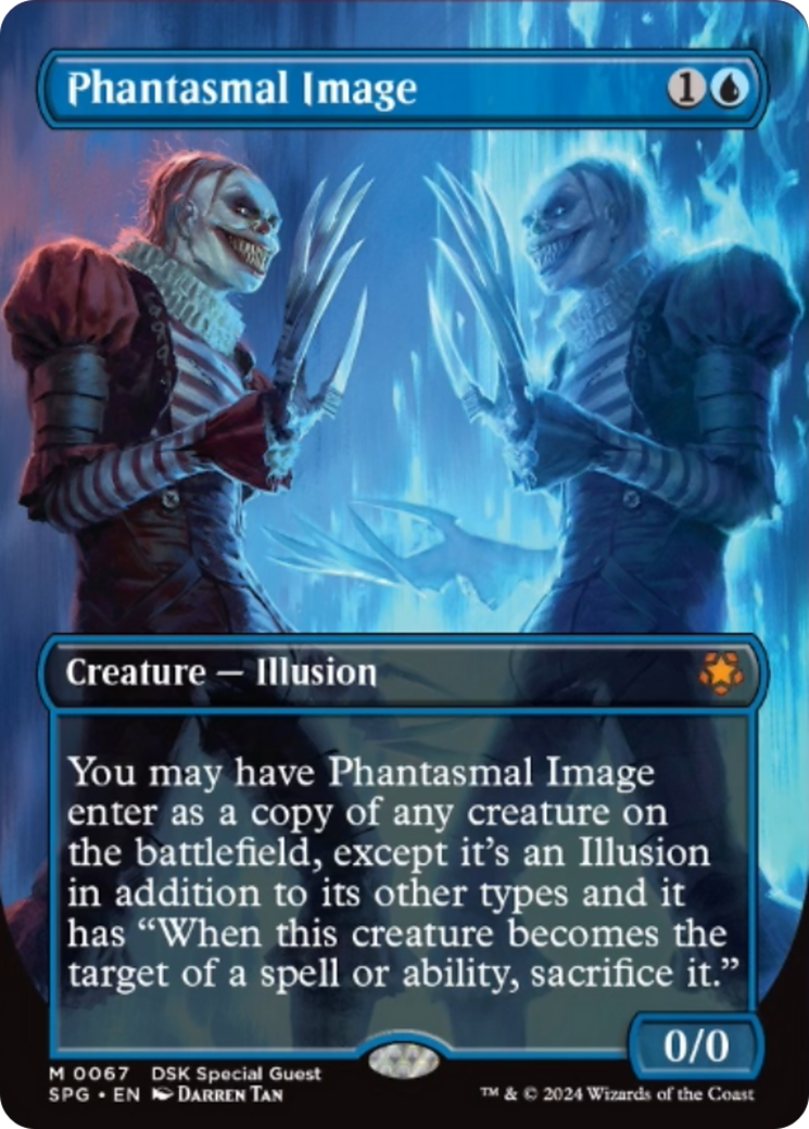 Phantasmal Image (Borderless) [Duskmourn: House of Horror Special Guests] |  MTG Single