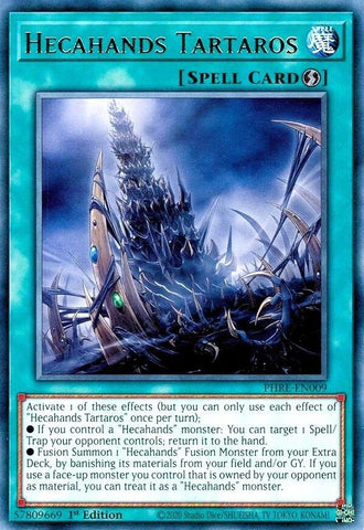 Hecahands Tartaros [PHRE-EN009] Rare