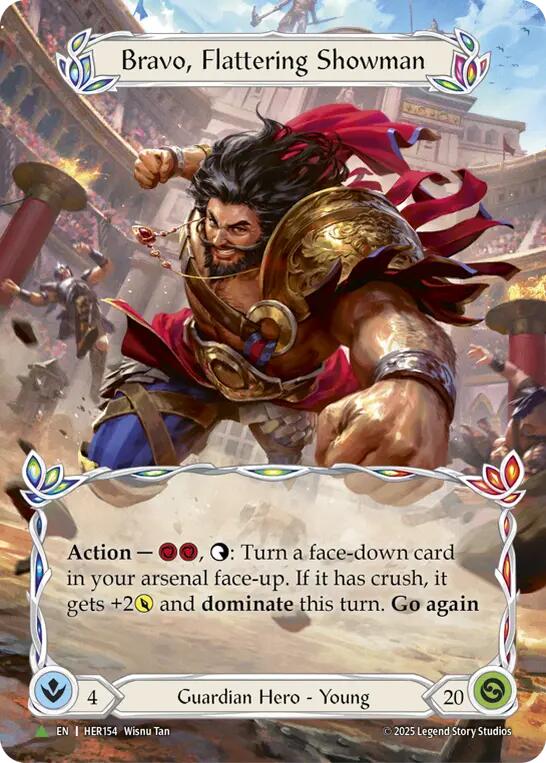 Bravo, Flattering Showman [HER154] (Promo)  Cold Foil