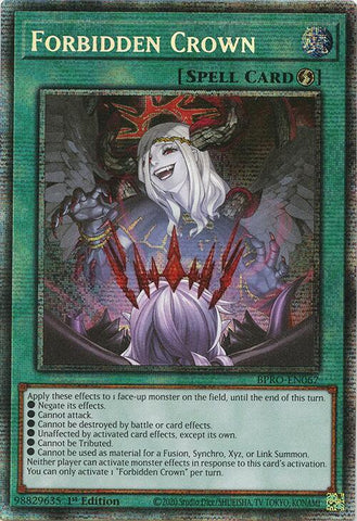 Forbidden Crown (Starlight Rare) [BPRO-EN067] Starlight Rare