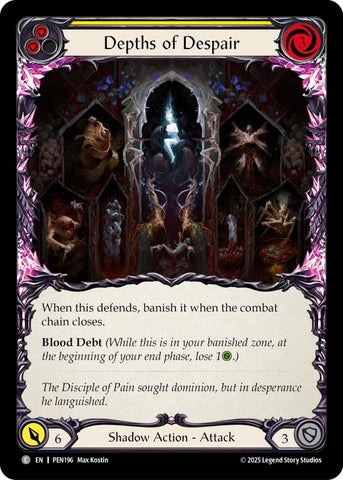 Depths Of Despair (Yellow) (Regular) [PEN196] (Compendium of Rathe)