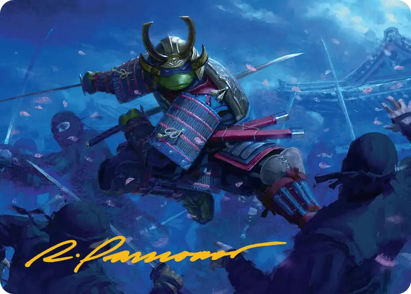 Leonardo, Sewer Samurai Art Card (1/54) (Gold-Stamped Signature