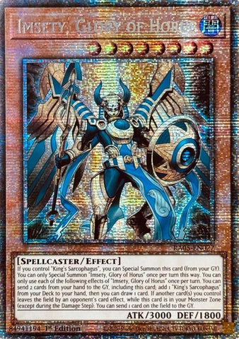 Imsety, Glory of Horus (Starlight Rare) [RA05-EN027] Starlight Rare