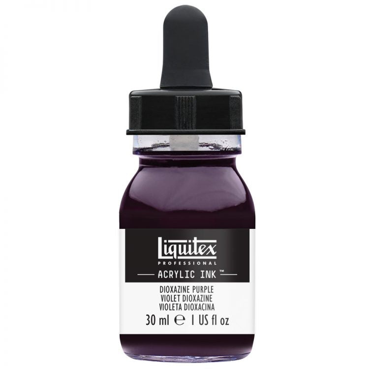 Liquitex Acrylic Ink 30ml Jar, Dioxazine Purple