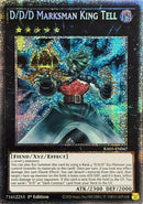 D/D/D Marksman King Tell (Starlight Rare) [RA05-EN047] Starlight Rare
