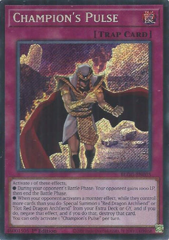 Champion's Pulse [BLGG-EN035] Secret Rare