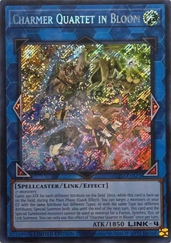 Charmer Quartet in Bloom (Secret Rare) [BLZD-ENSP1] Secret Rare
